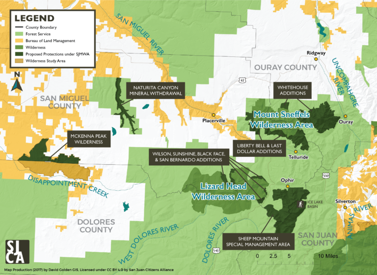 San Juan Mountains Map - San Juan Citizens Alliance