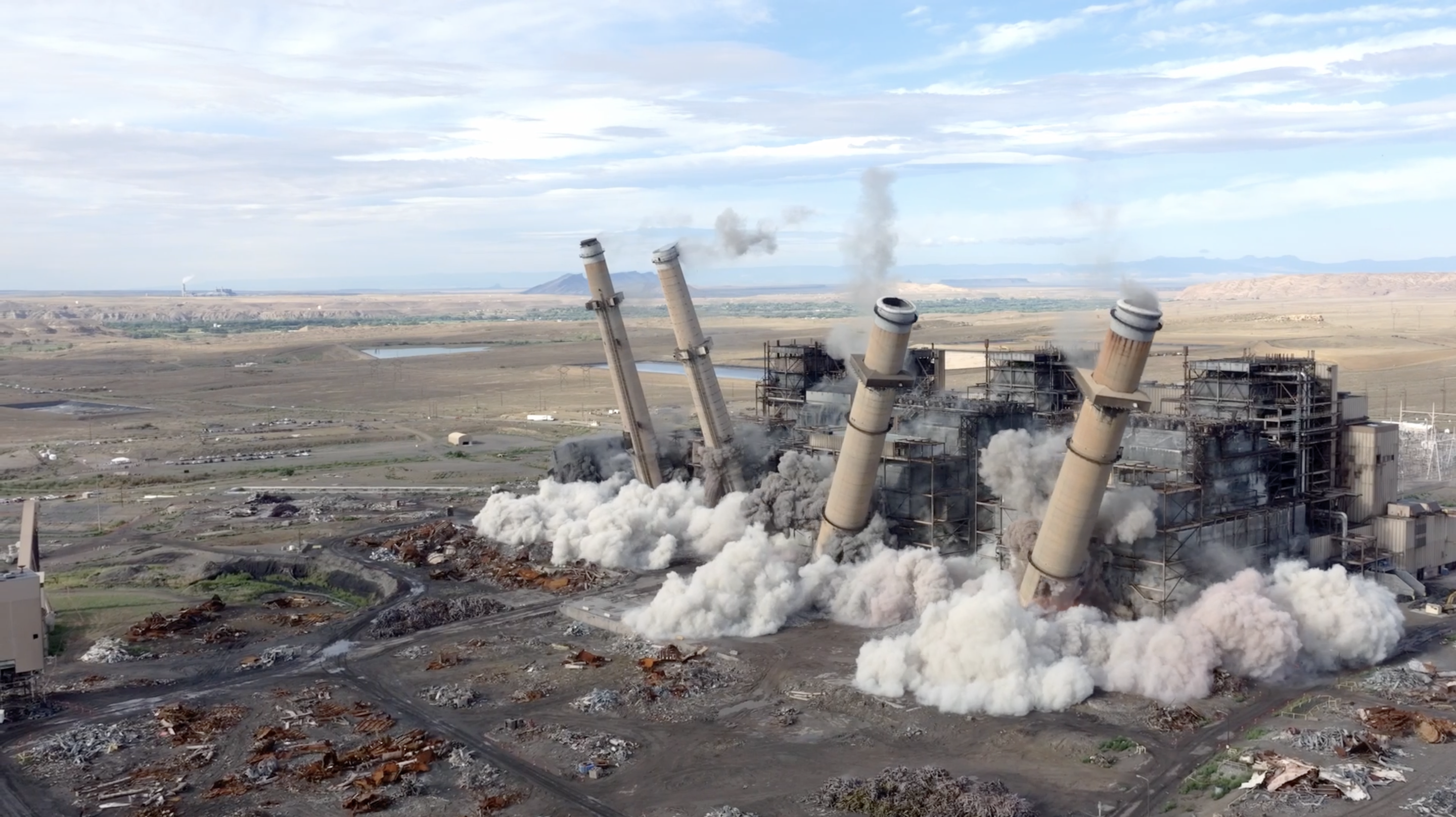 Reaction to Demolition of Smokestacks at San Juan Generating Station 